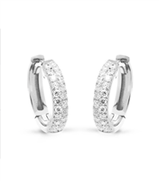 Orecchini Buonocore Donna HOOPS in Oro Diamante 184O01DW